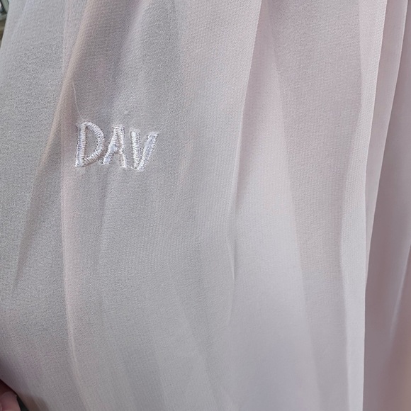 DA VINCI COCKTAIL PROM BRIDESMAIDS FORMAL DRESS BALL GOWN Size:16W Color:Blush - Picture 4 of 12